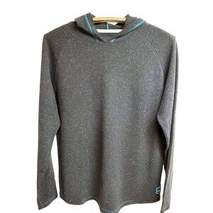 Billabong‎ Charcoal Thermal Pullover Drawstring Hoodie